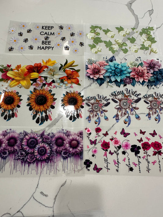 Decals (flowers)