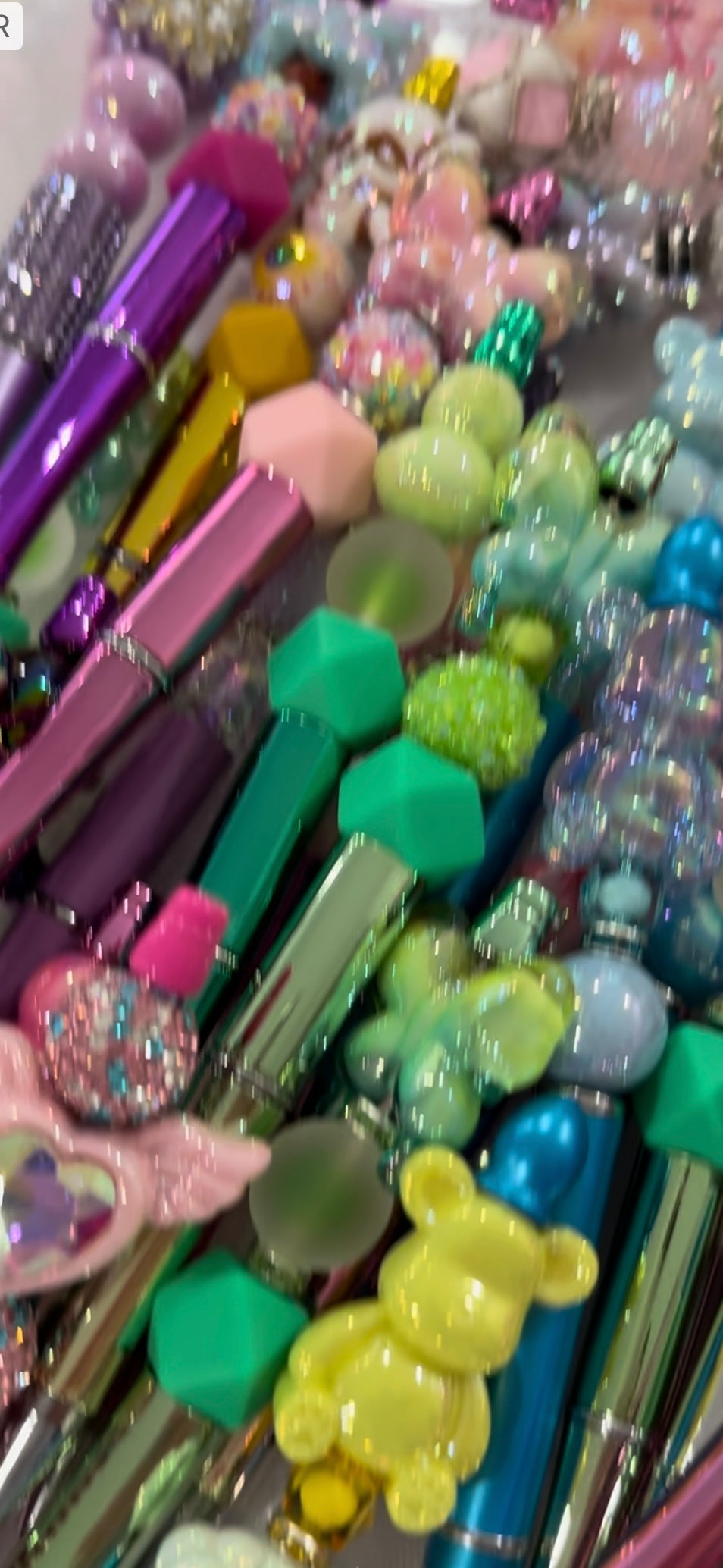 Beaded pens