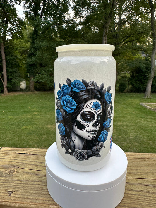 Halloween glass cup