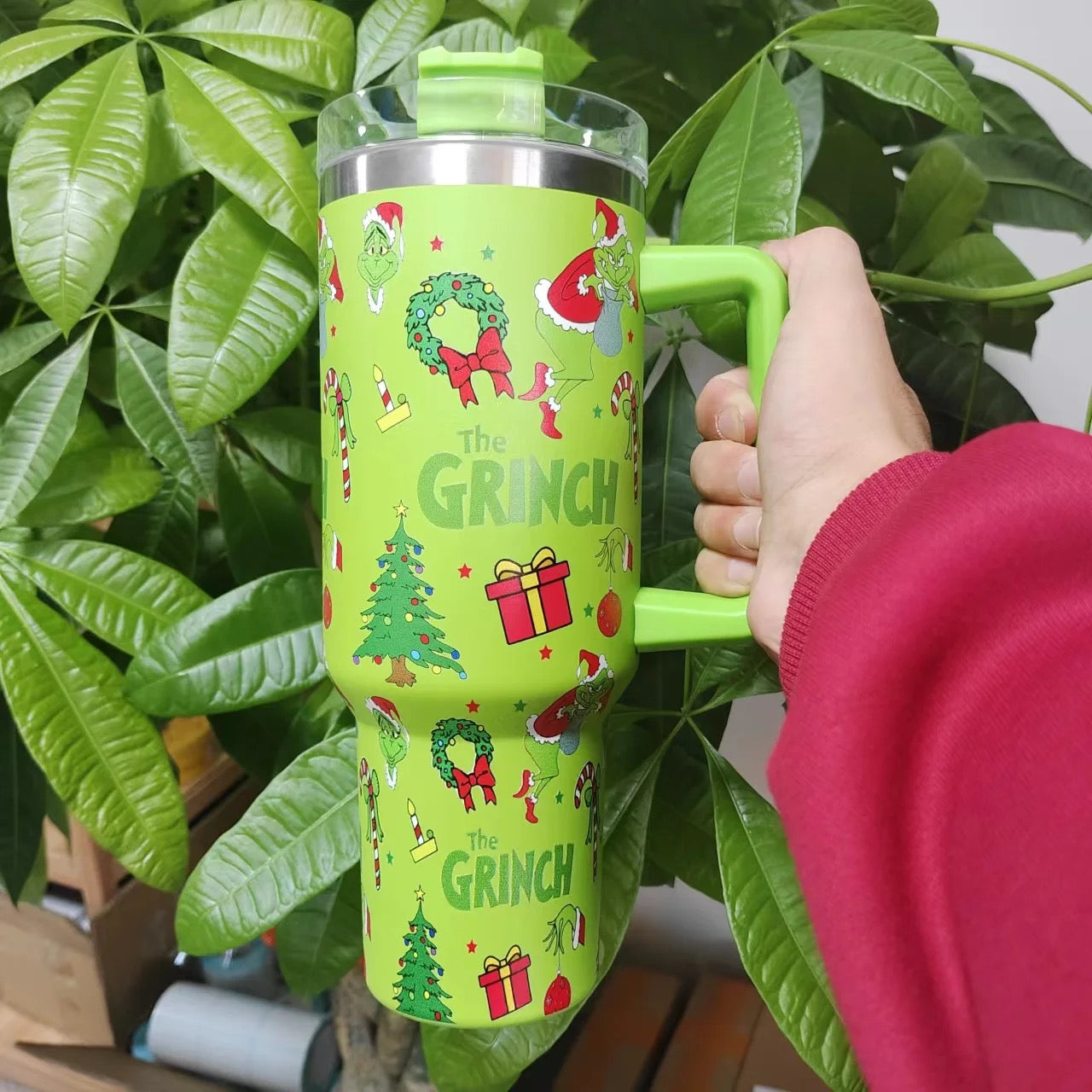 40oz Grinch Tumbler